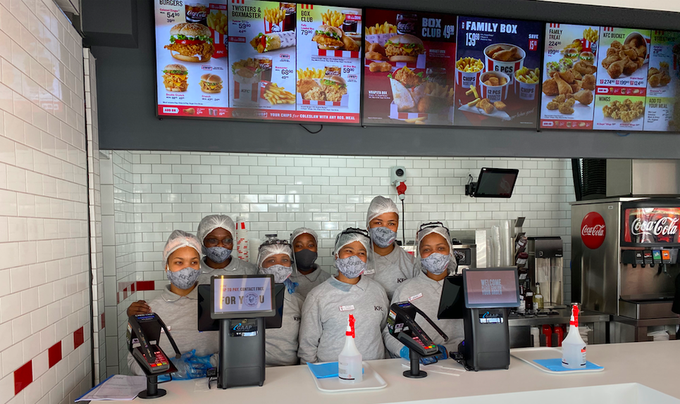 Credi Clean machines used in a KFC store